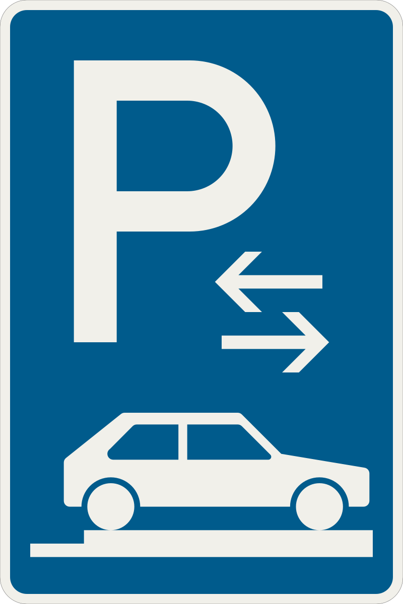 273 88 Parkovanie na chodniku priecne uplne umiestnenie sikmo pozdlzne vpravo priebeh platnosti.svg