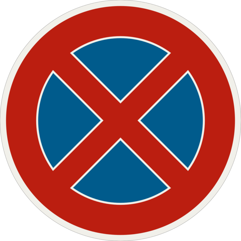 270 Zakaz zastavenia.svg