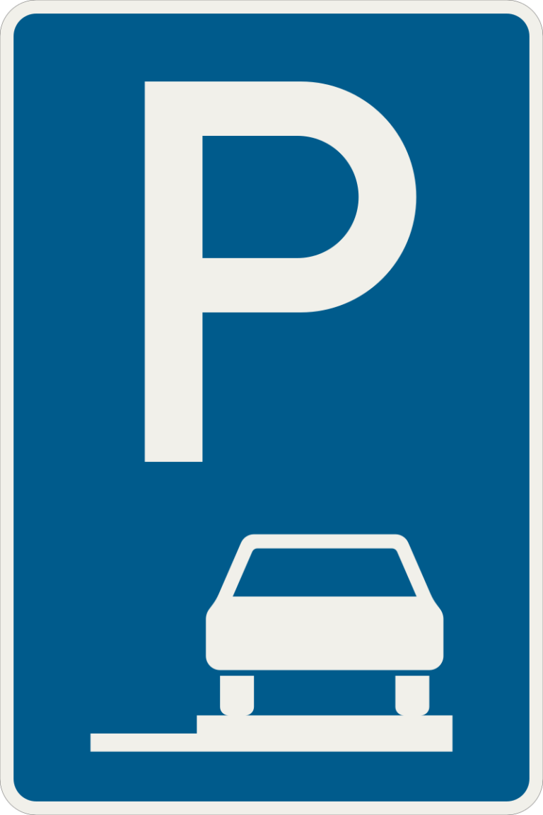 273 65 Parkovanie na chodniku uplne umiestnenie sikmo pozdlzne vpravo.svg