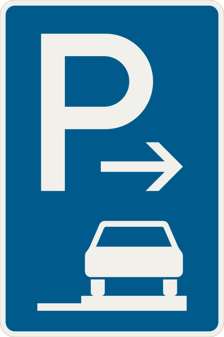 273 67 Parkovanie na chodniku uplne umiestnenie sikmo pozdlzne vpravo koniec platnosti.svg