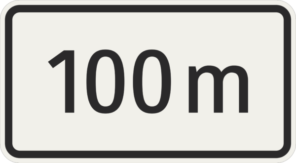 501 50 Vzdialenost v metroch vzor 100 m.svg 1